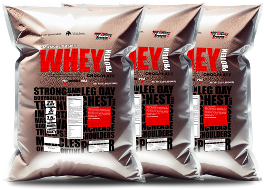 3 Whey Protein 24 kg con el 20% de descuento aplicado